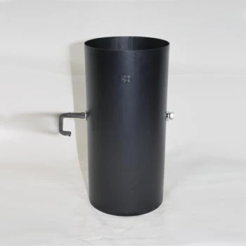 250 Mm-Ofenrohr Gebläut Mit Drosselklappe 3 250 Mm-Ofenrohr Gebläut Mit Drosselklappe