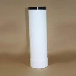 Anschlussstutzen 400 Mm High-Quality-Line Weiß Emailliert