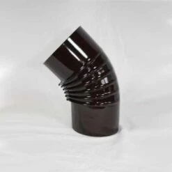 Bogen Gerippt Ohne Reinigungsöffnung, High-Quality-Line Braun Emailliert