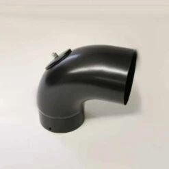 Bogen Glatt Mit Reinigungsöffnung, High-Quality-Line Matt Schwarz