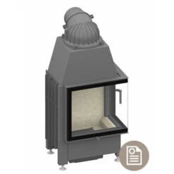 Camina Schmid Kamineinsatz Ekko R, Türanschlag Rechts 55s