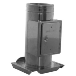 DINAK Edelstahlschornstein Isol. Verankerungsplatte Mit Reinigung