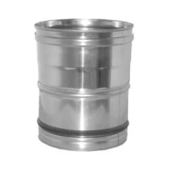 DINAK Edelstahlschornstein Kesselanschlussstück Einsteckbar DW