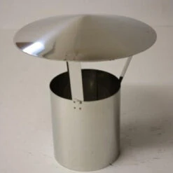 Edelstahl-Ofenrohr Regenhut