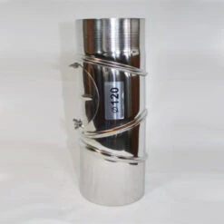 Edelstahl-Segmentbogen 4tlg. Mit Reinigungsöffnung