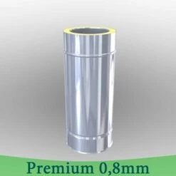 Edelstahlschornstein 0,8mm Premium Längenelement 250 Mm -Lotus Geschäft edelstahlschornstein 08mm premium laengenelement 250 mm 1