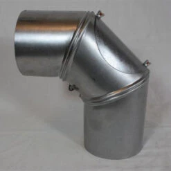 FAL Rauchrohr-Bogen Drehbar Mit Reinigungsöffnung