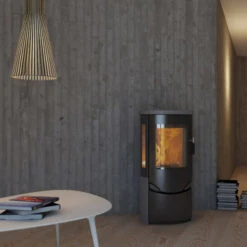 Kaminofen Lotus Prio 6 Naturstein, Mit Seitenglas