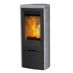 Kaminofen TermaTech TT30S Schwarz Mit Specksteinseiten -Lotus Geschäft kaminofen termatech tt30s schwarz mit specksteinseiten 3