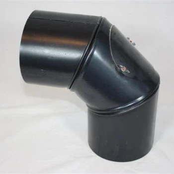 Ofenrohr-Bogen Drehbar Aus Gebläutem Stahlblech, Mit Reinigungsöffnung 3 Ofenrohr-Bogen Drehbar Aus Gebläutem Stahlblech, Mit Reinigungsöffnung