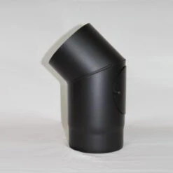 Ofenrohr Winkel 45° Mit Revisionsöffnung SENOTHERM Lack