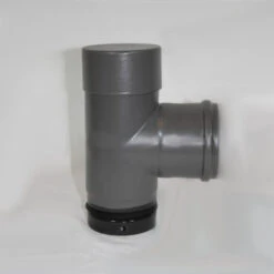 Pellet-Kapselknie 250 Mm Gussgrau Emailliert