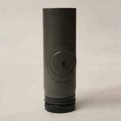 Pellet-Rohr 250 Mm Mit Revisionsöffnung, Gussgrau Emailliert