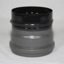 Pelletofen-Anschluss Mit Beidseitiger Dichtung, Gussgrau Emailliert