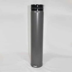 Pelletofen Fix-Rohr Verstellbar 1000 Mm, Gussgrau Emailliert