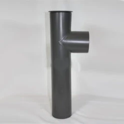 Pelletofen Kapselknie 500 Mm, Gussgrau Emailliert (nur Mit Fix-Rohr Verstellbar)