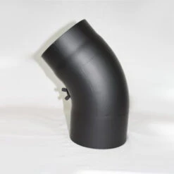 Rauchrohr Bogen 45° Glatt Gezogen Mit Revisionsöffnung SENOTHERM Lack