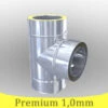 Edelstahlschornstein 1,0mm Premium T-Anschluss 90° -Lotus Geschäft schornstein edelstahlschornstein dw t anschluss 90 1